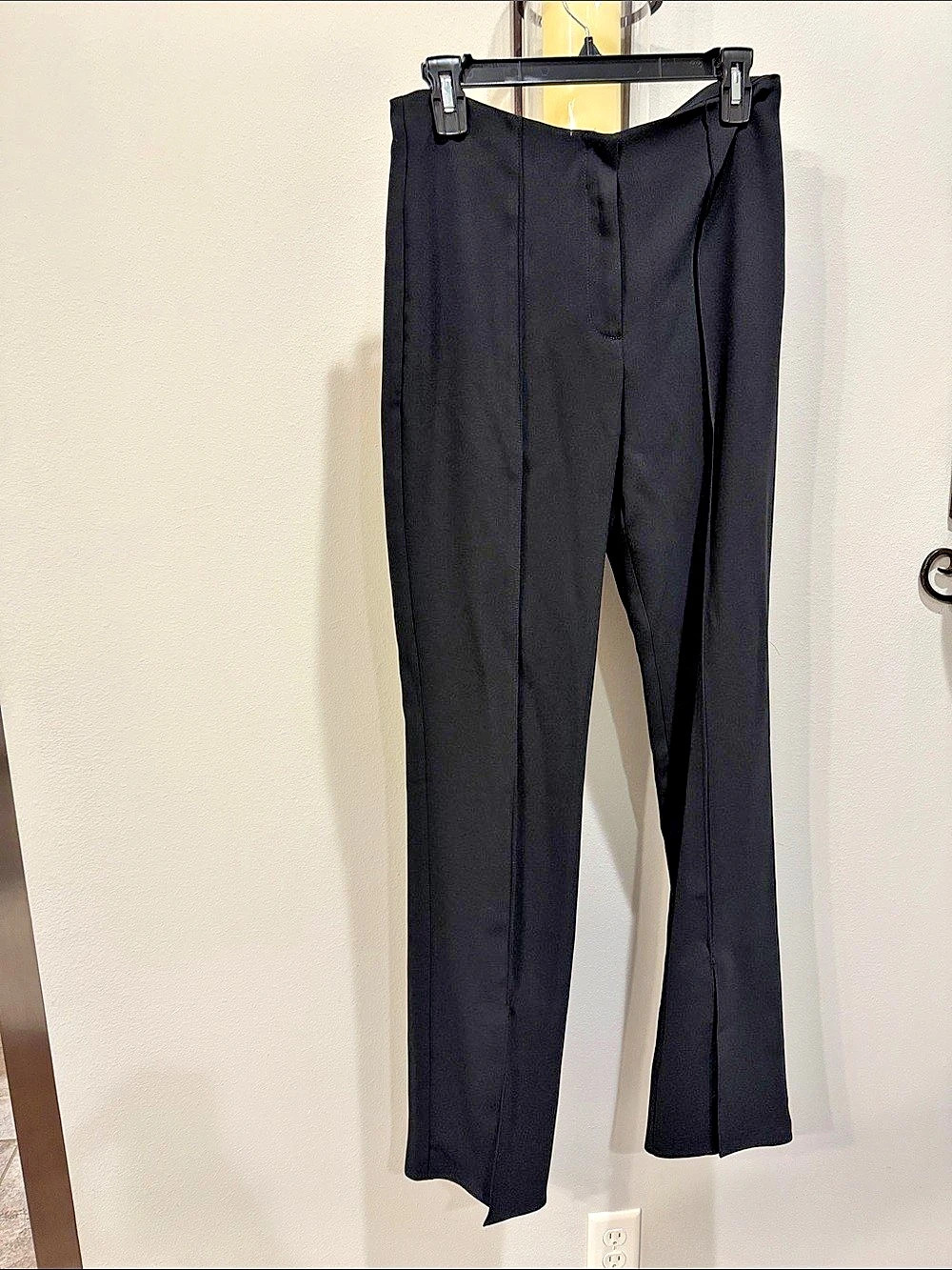 Amanda Uprichard Black Flare Pants